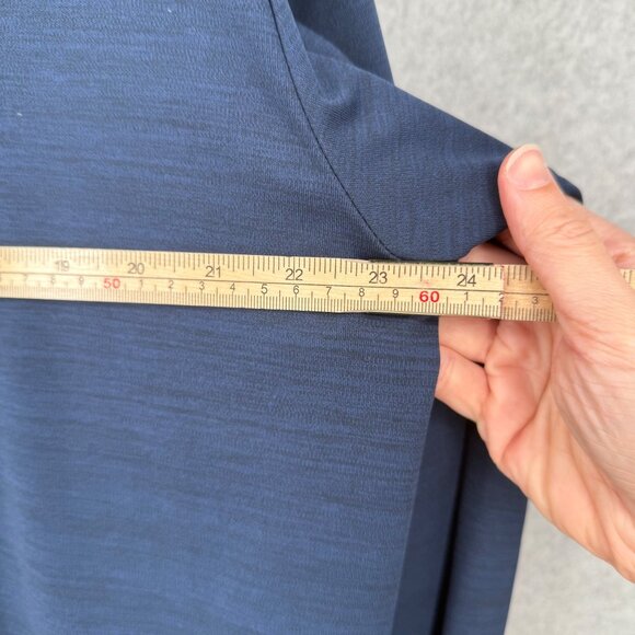 Oakley Mens Hyrolix 1/4 Zip Long Sleeve Shirt Size 2XL Blue Regular Fit Casual - Picture 12 of 12